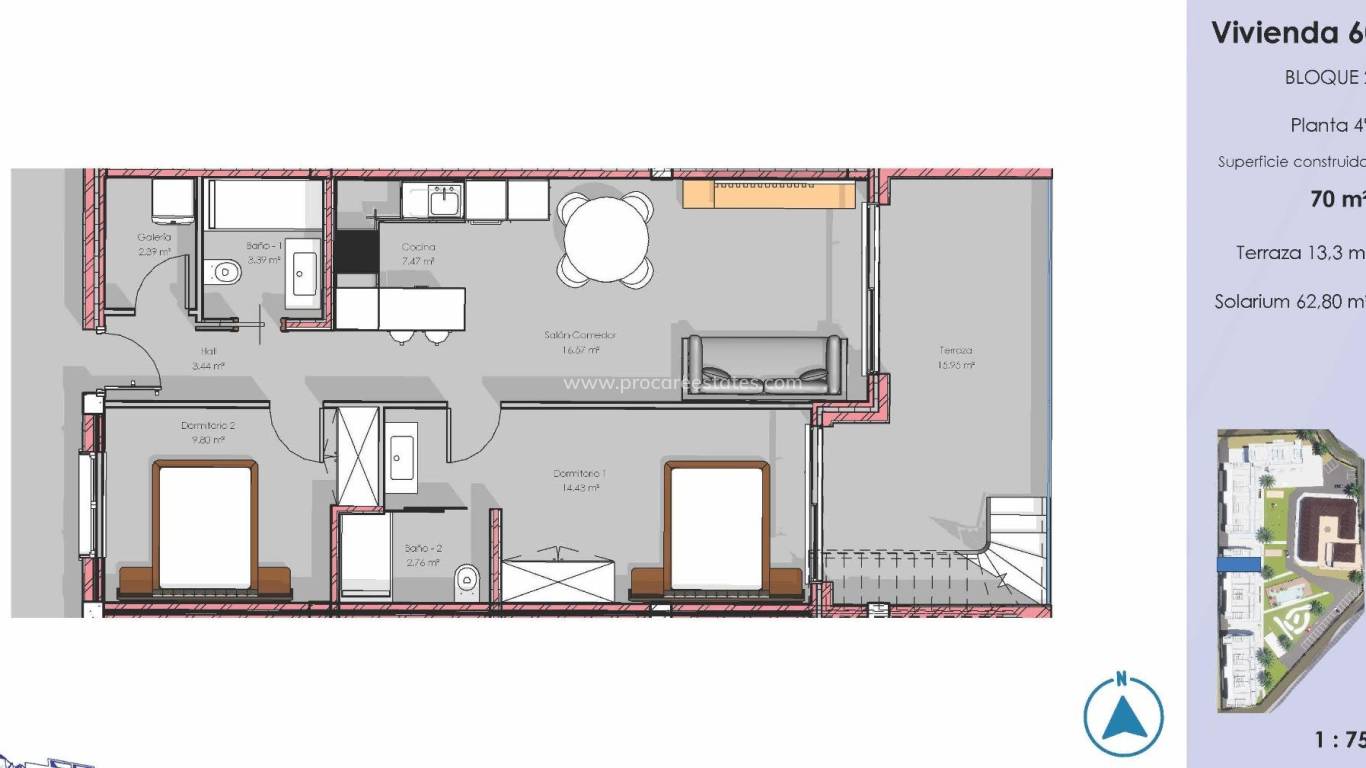 Nieuwbouw - Penthouse - Guardamar del Segura - El Raso