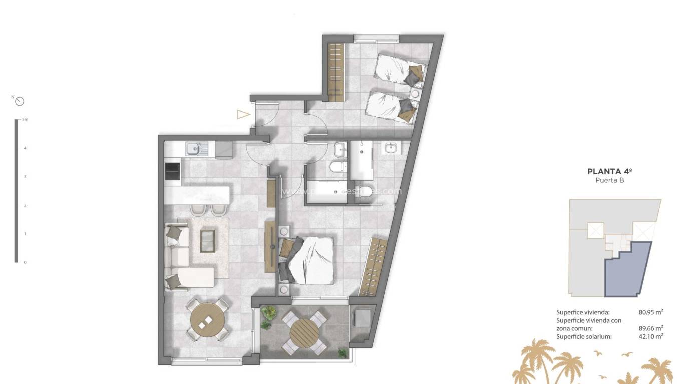 Nieuwbouw - Penthouse - Guardamar del Segura - Guardamar Centrum