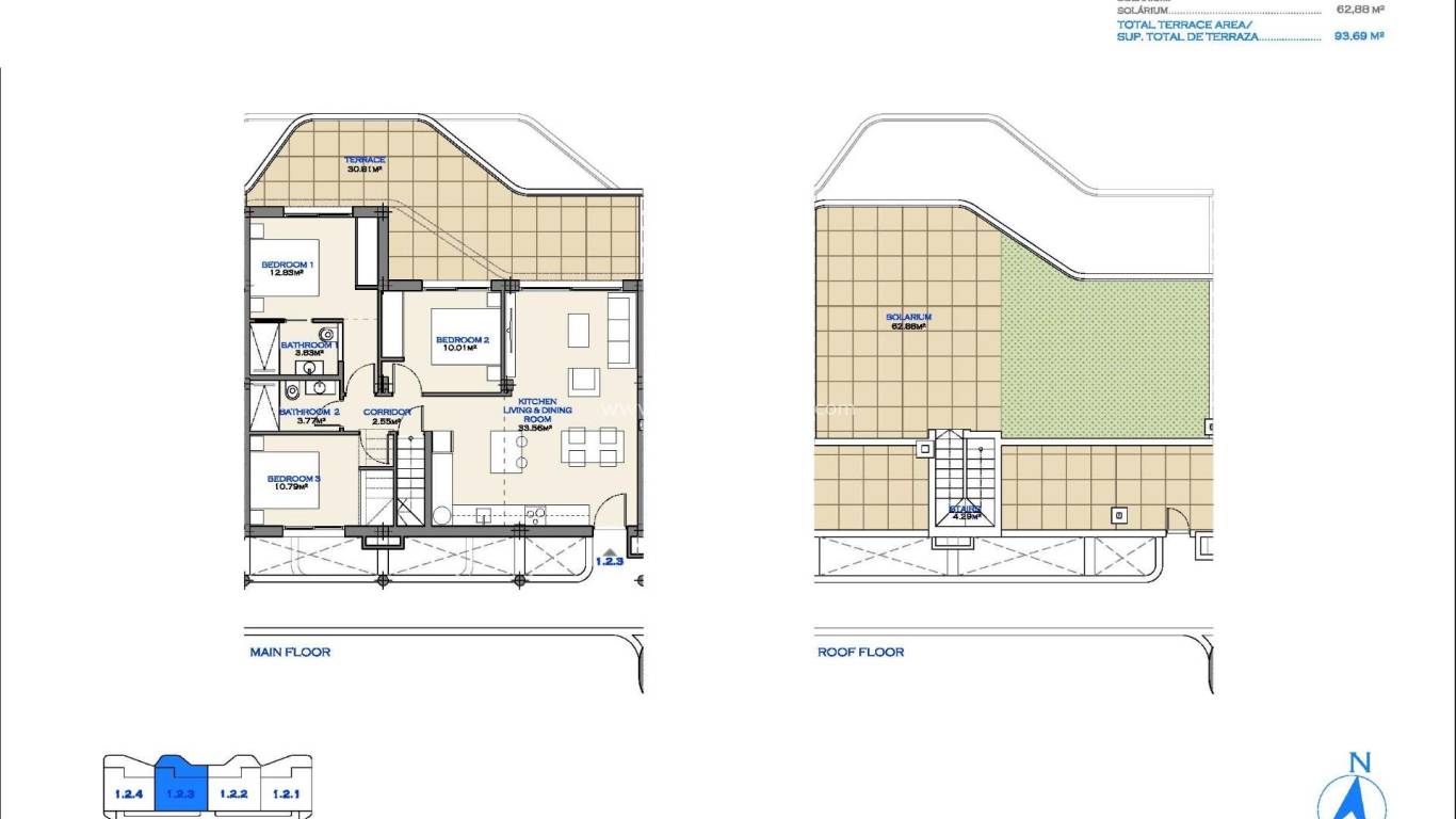 Nieuwbouw - Penthouse - Los Alcázares - Serena Golf