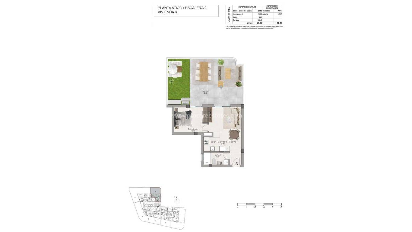 Nieuwbouw - Penthouse - Santa Pola - Estacion de autobuses