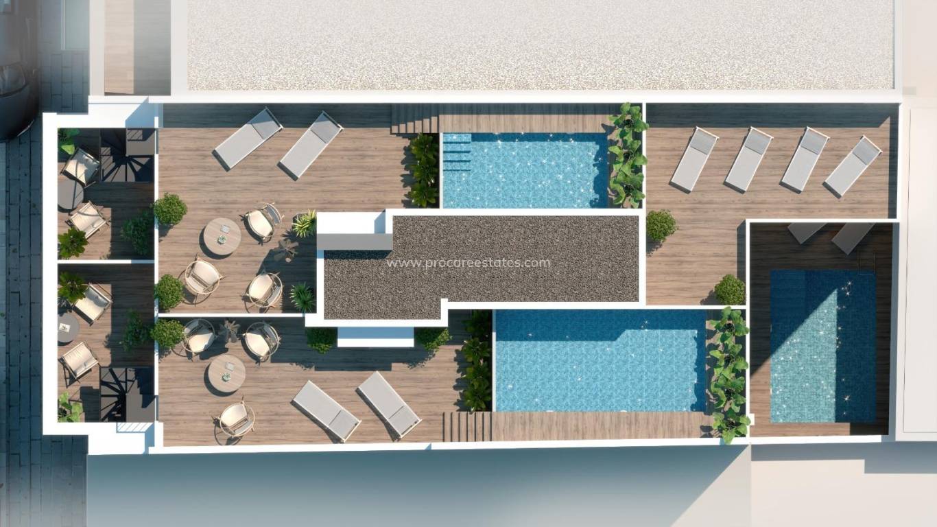 Nieuwbouw - Penthouse - Torrevieja - Playa de El Cura