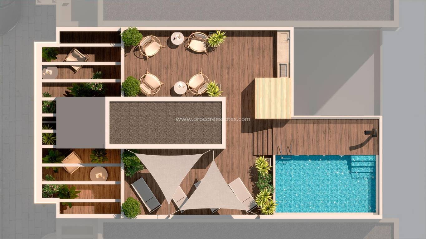 Nieuwbouw - Penthouse - Torrevieja - Playa del Acequion