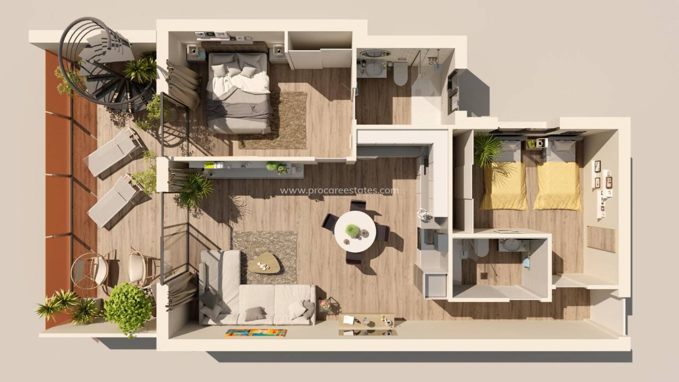 Nieuwbouw - Penthouse - Torrevieja - Torrevieja Center