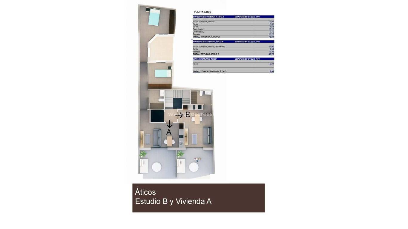 Nieuwbouw - Penthouse - Torrevieja - Torrevieja Center