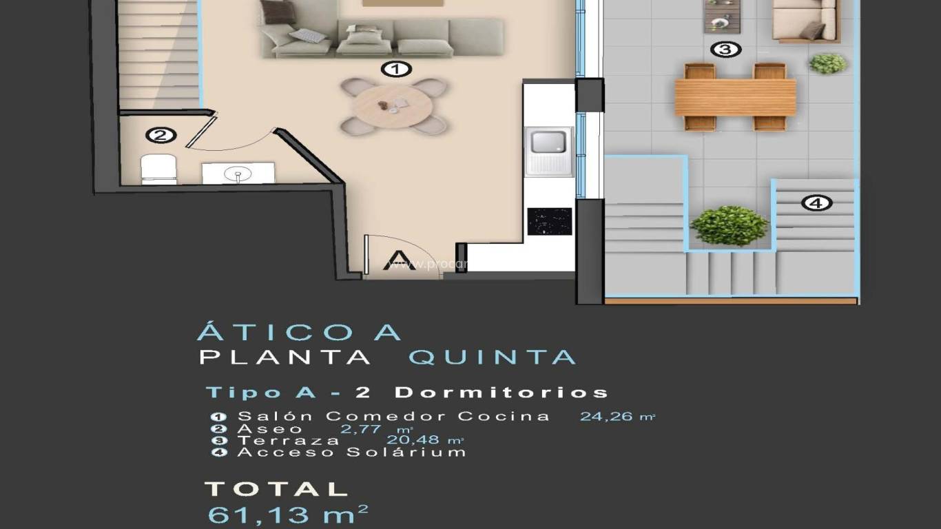 Nieuwbouw - Penthouse - Torrevieja - Torrevieja Center