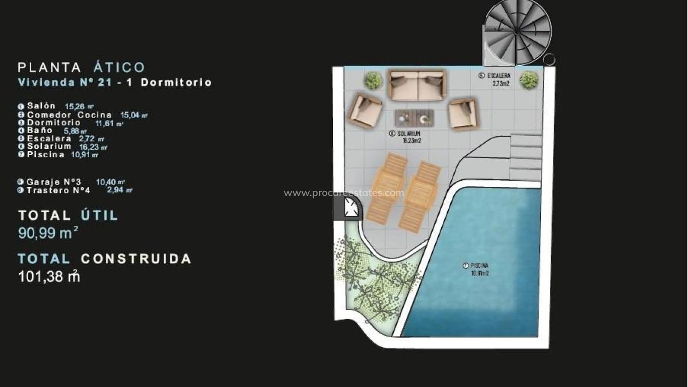 Nieuwbouw - Penthouse - Torrevieja - Torrevieja Center