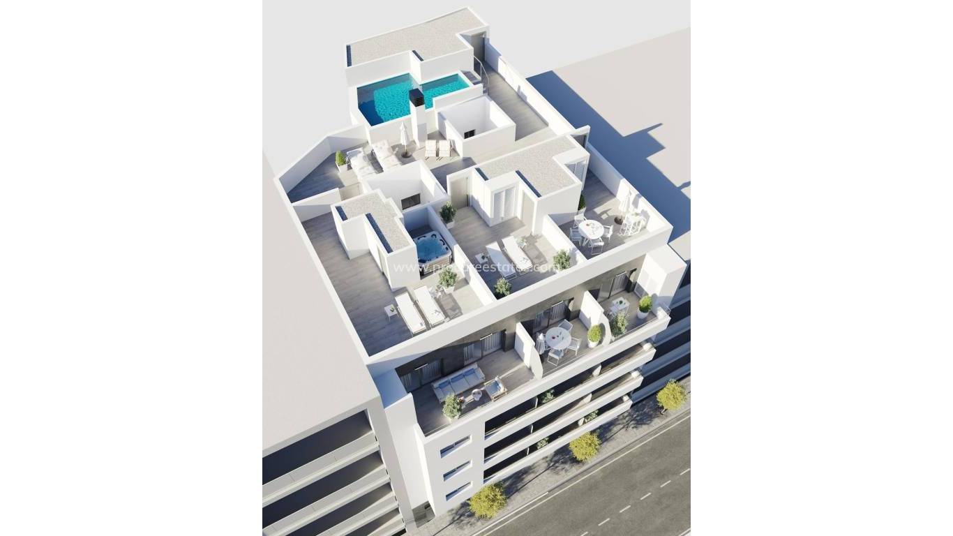 Nieuwbouw - Penthouse - Torrevieja - Torrevieja Center