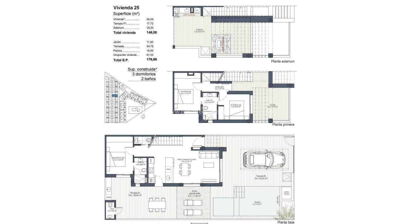 Nieuwbouw - Stadswoning - Los Alcázares - Serena Golf