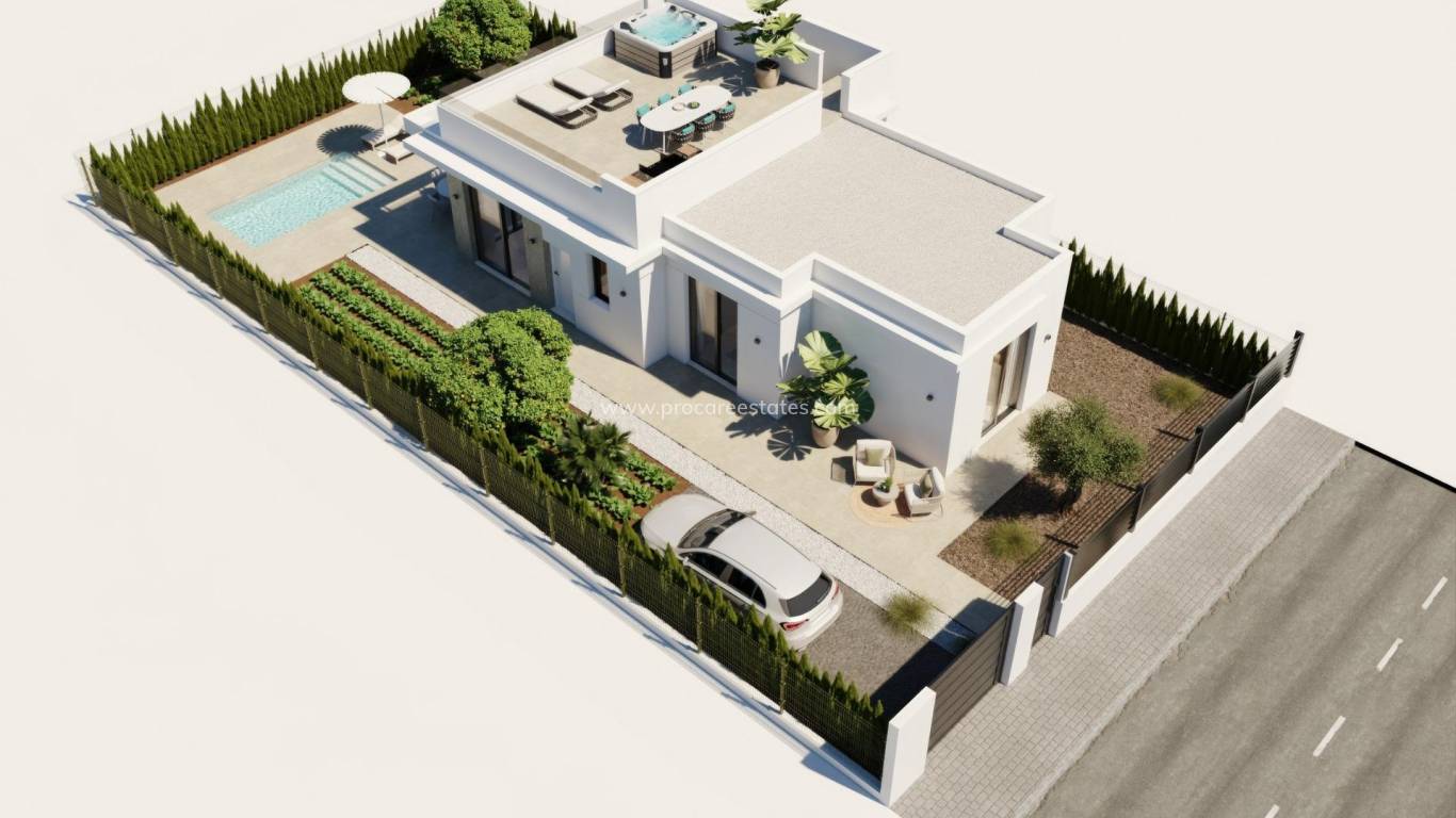 Nieuwbouw - Villa - Fuente Alamo - Hacienda Del Álamo Golf