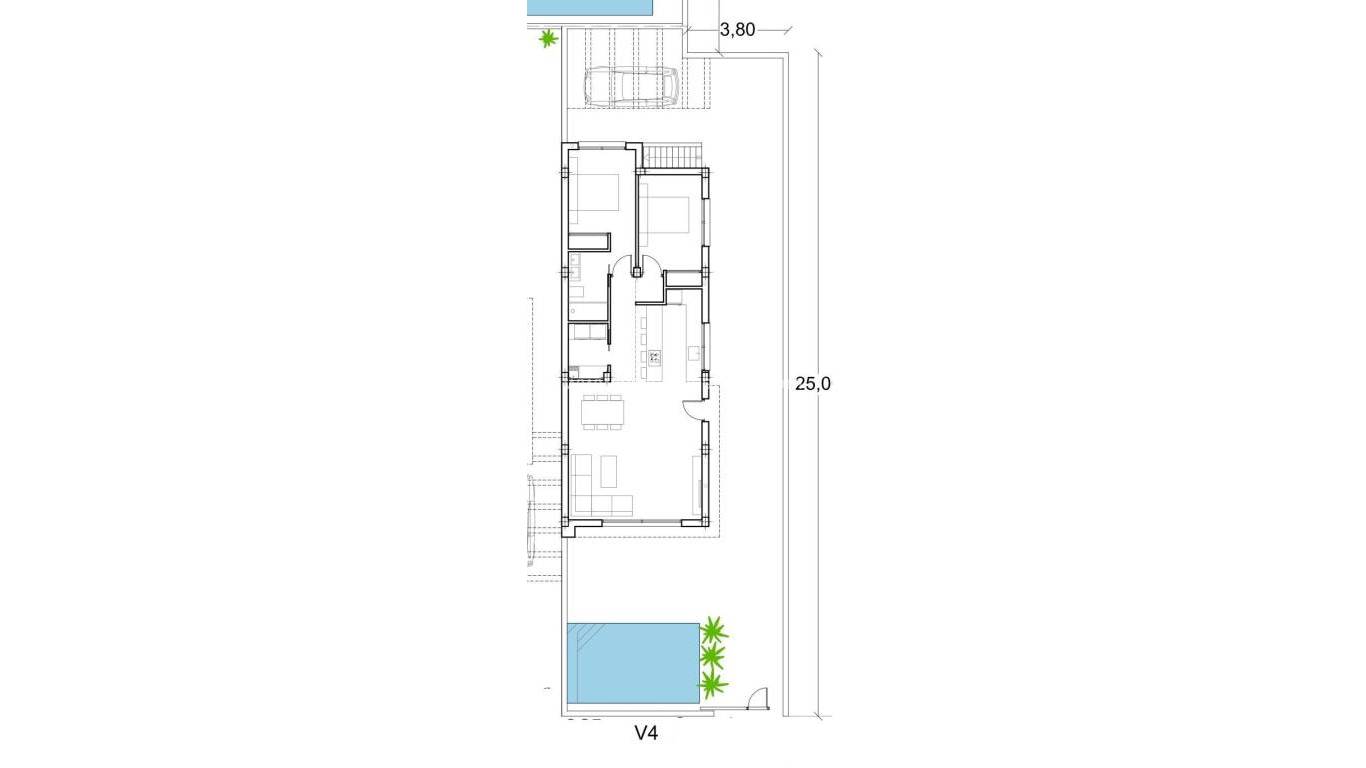Nieuwbouw - Villa - Los Alcázares - Serena Golf