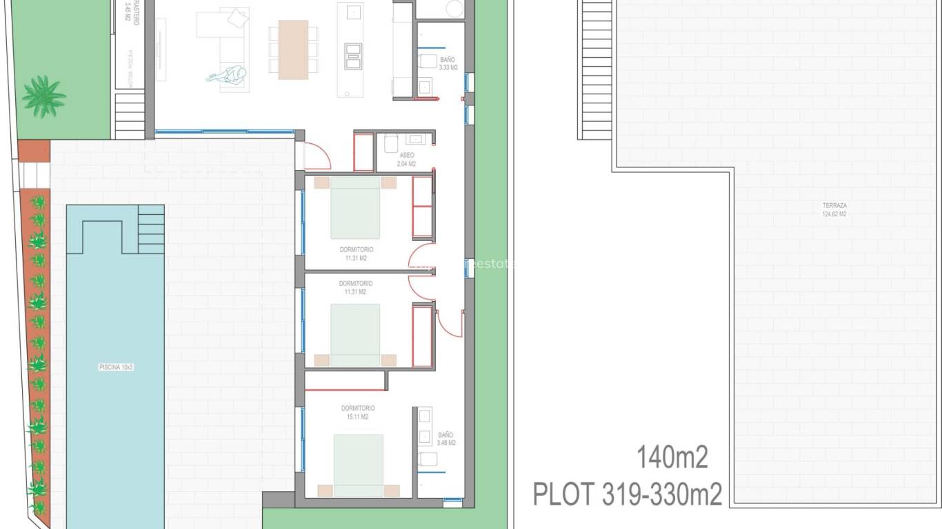 Nieuwbouw - Villa - San Javier - Parque del doce