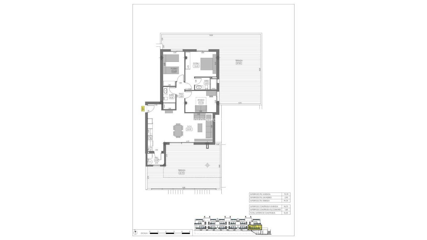 Nouvelle construction - Appartement - Algorfa - La Finca golf