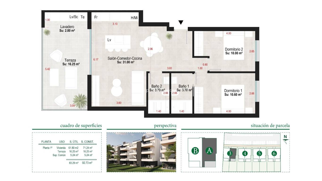 Nouvelle construction - Appartement - Alhama de Murcia - Condado de Alhama Golf Resort
