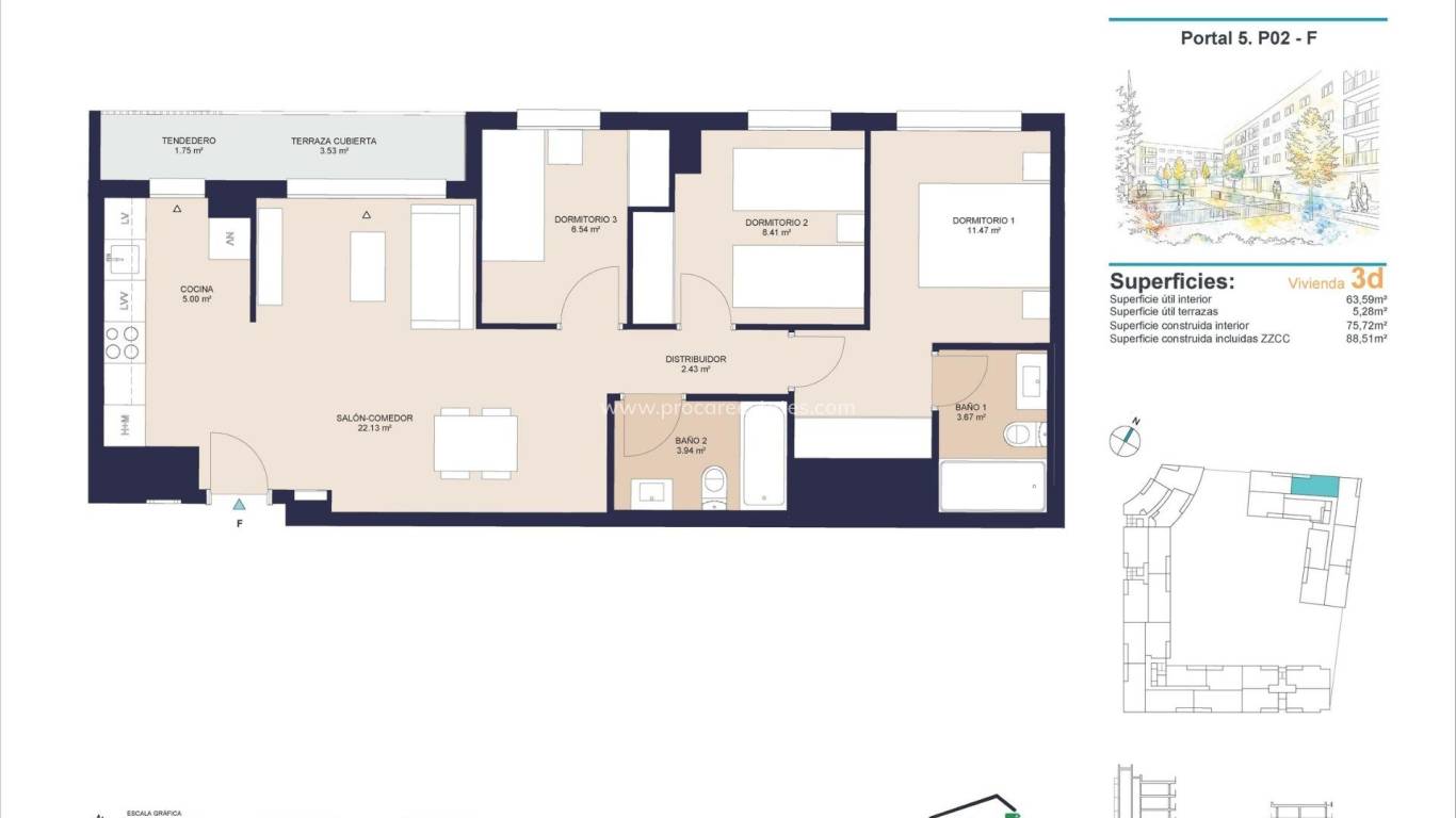Nouvelle construction - Appartement - Alicante - San Agustín