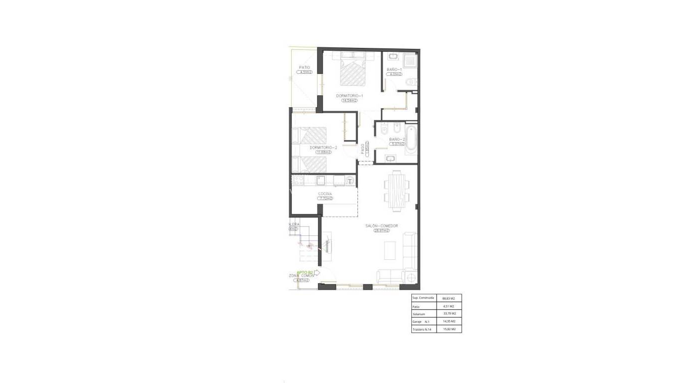 Nouvelle construction - Appartement - Cuevas Del Almanzora - Herrerias