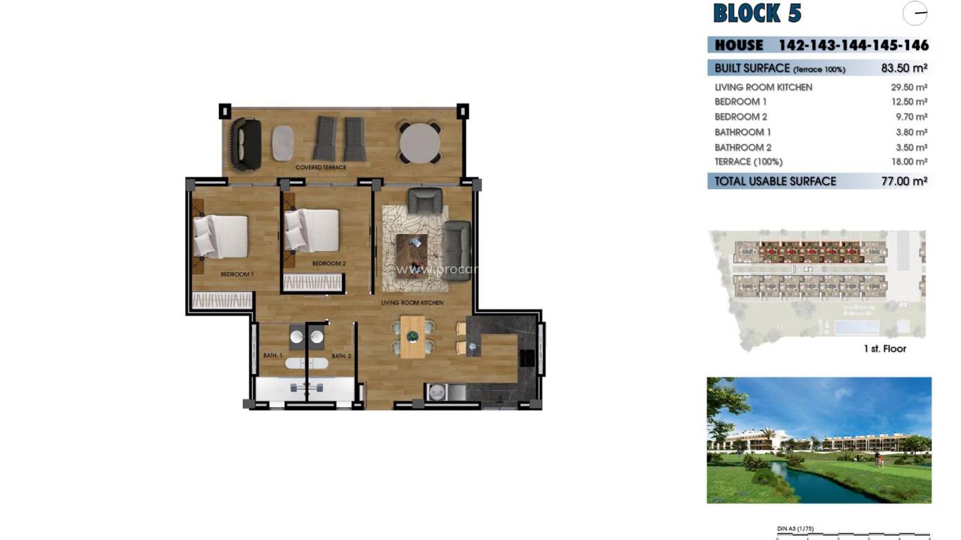 Nouvelle construction - Appartement - Los Alcázares - La Serena Golf