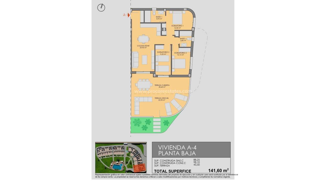 Nouvelle construction - Appartement - Los Alcázares - Serena Golf