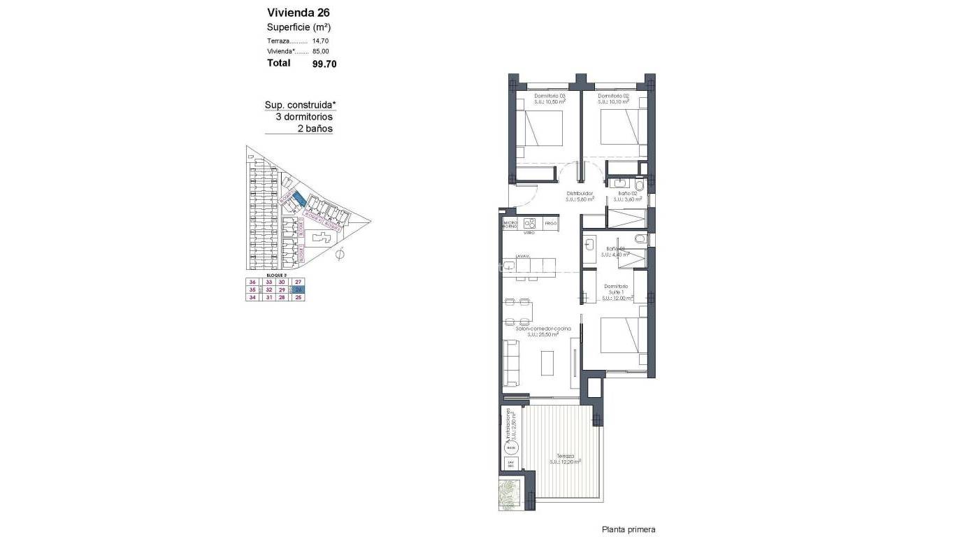 Nouvelle construction - Appartement - Los Alcázares - Serena Golf