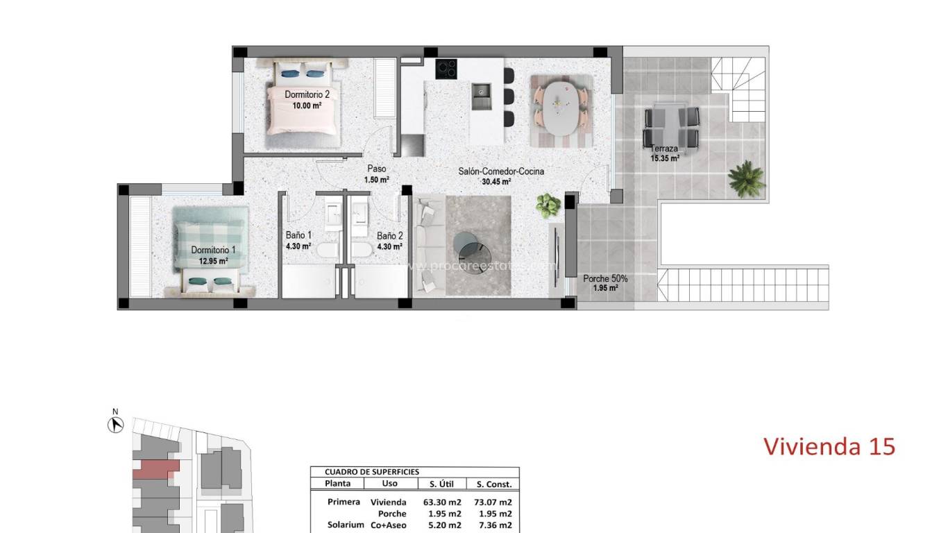 Nouvelle construction - Appartement - Pilar de la Horadada - pueblo