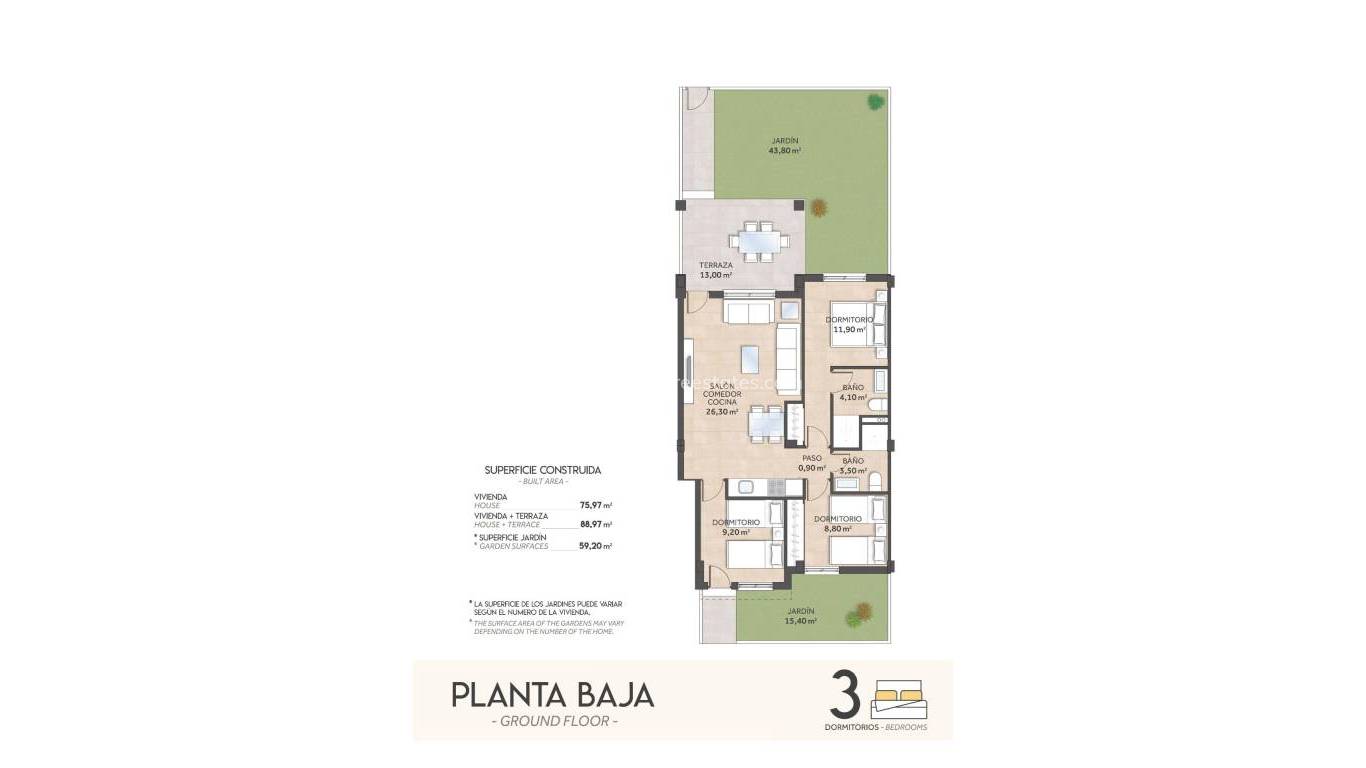 Nouvelle construction - Appartement - San Miguel de Salinas