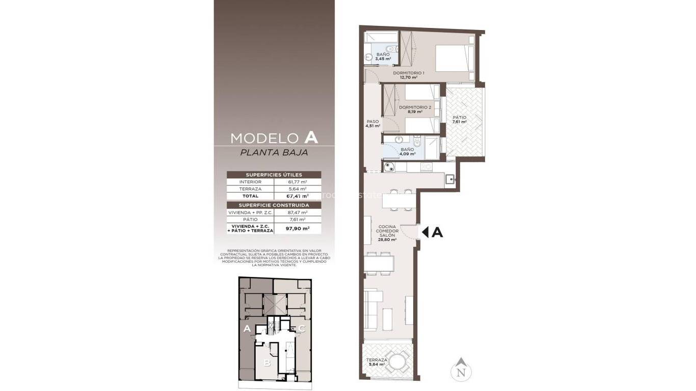 Nouvelle construction - Appartement - Torrevieja - Playa de El Cura