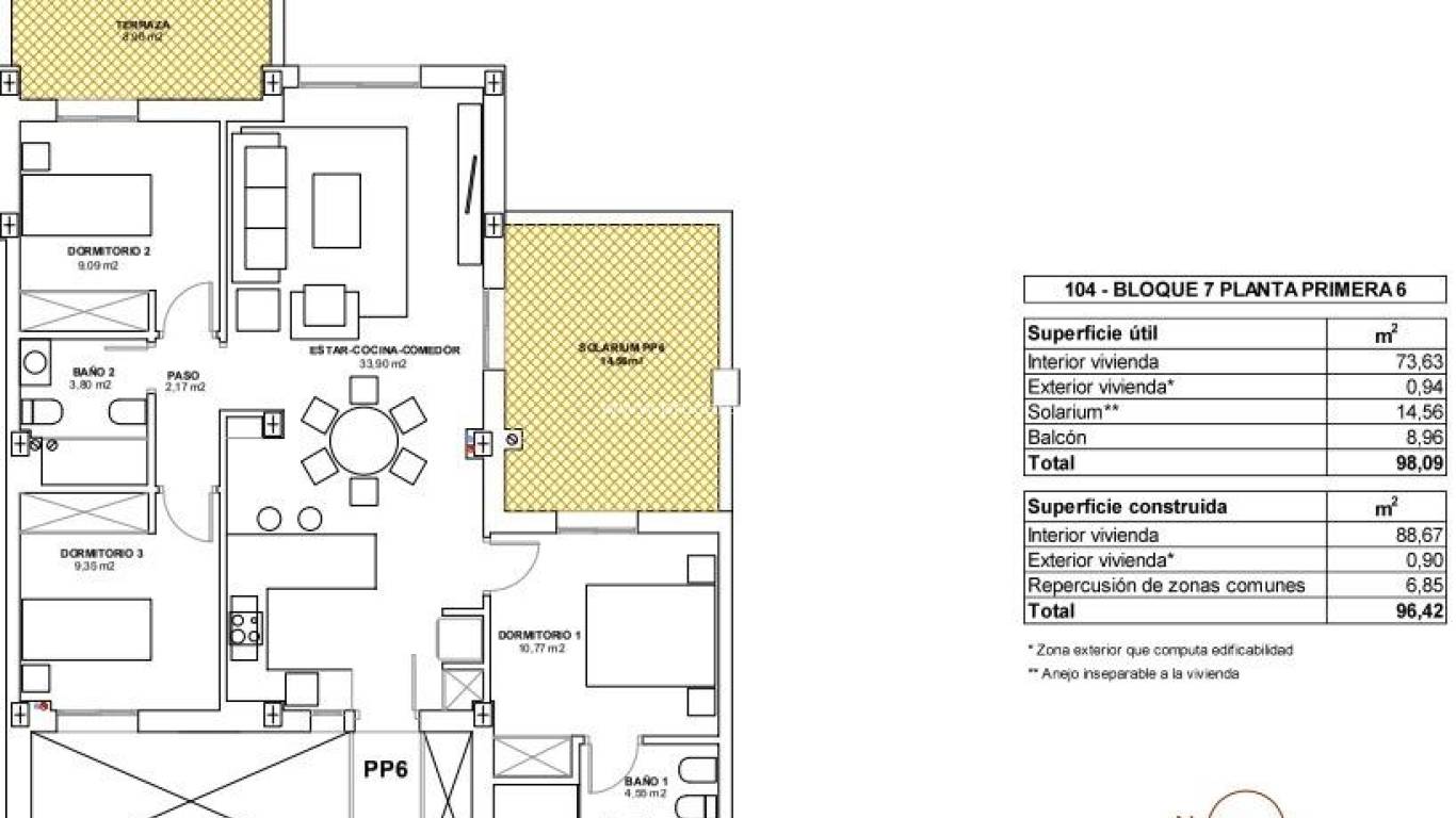 Nouvelle construction - Appartement - Vera - El Playazo