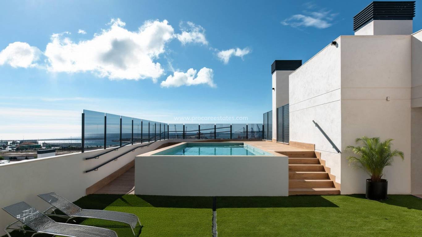 Nouvelle construction - Attique - Alicante - Benalua