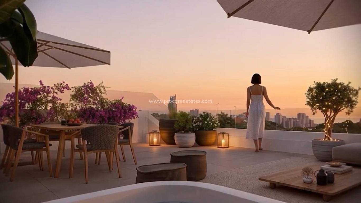 Nouvelle construction - Attique - Finestrat - Balcon de finestrat