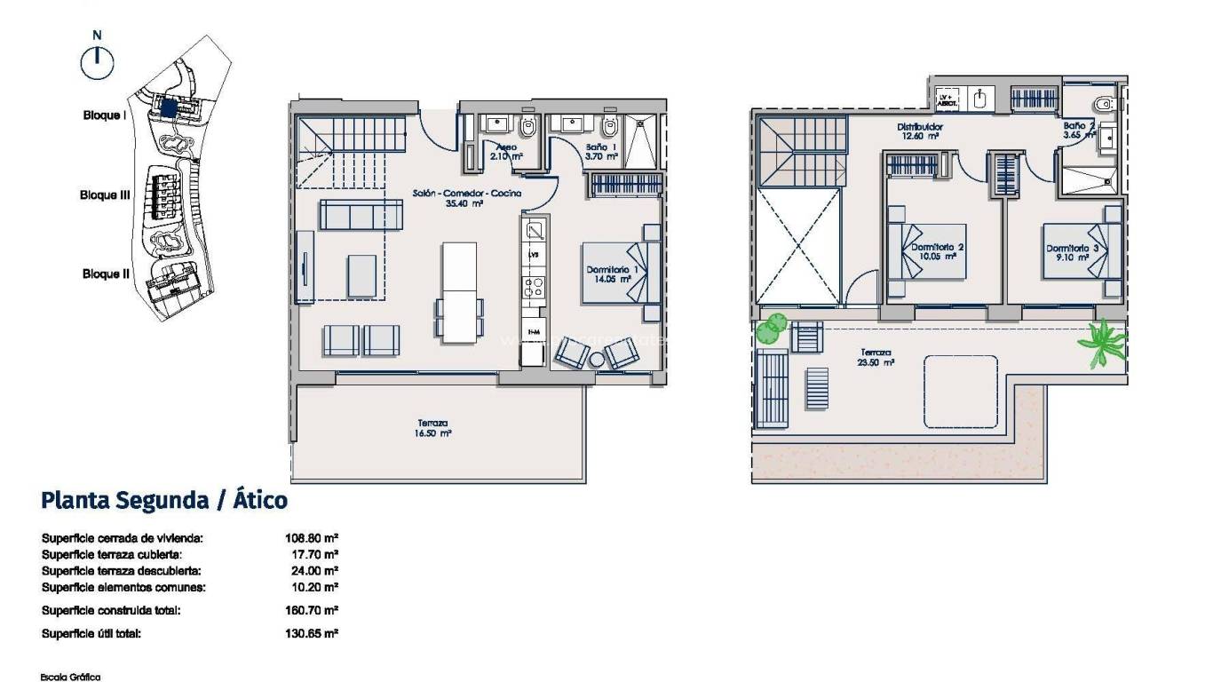 Nouvelle construction - Attique - Finestrat - Sierra cortina