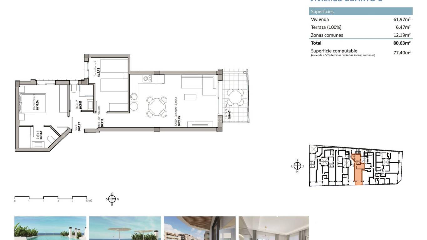 Nouvelle construction - Attique - Guardamar del Segura - Guardamar Center