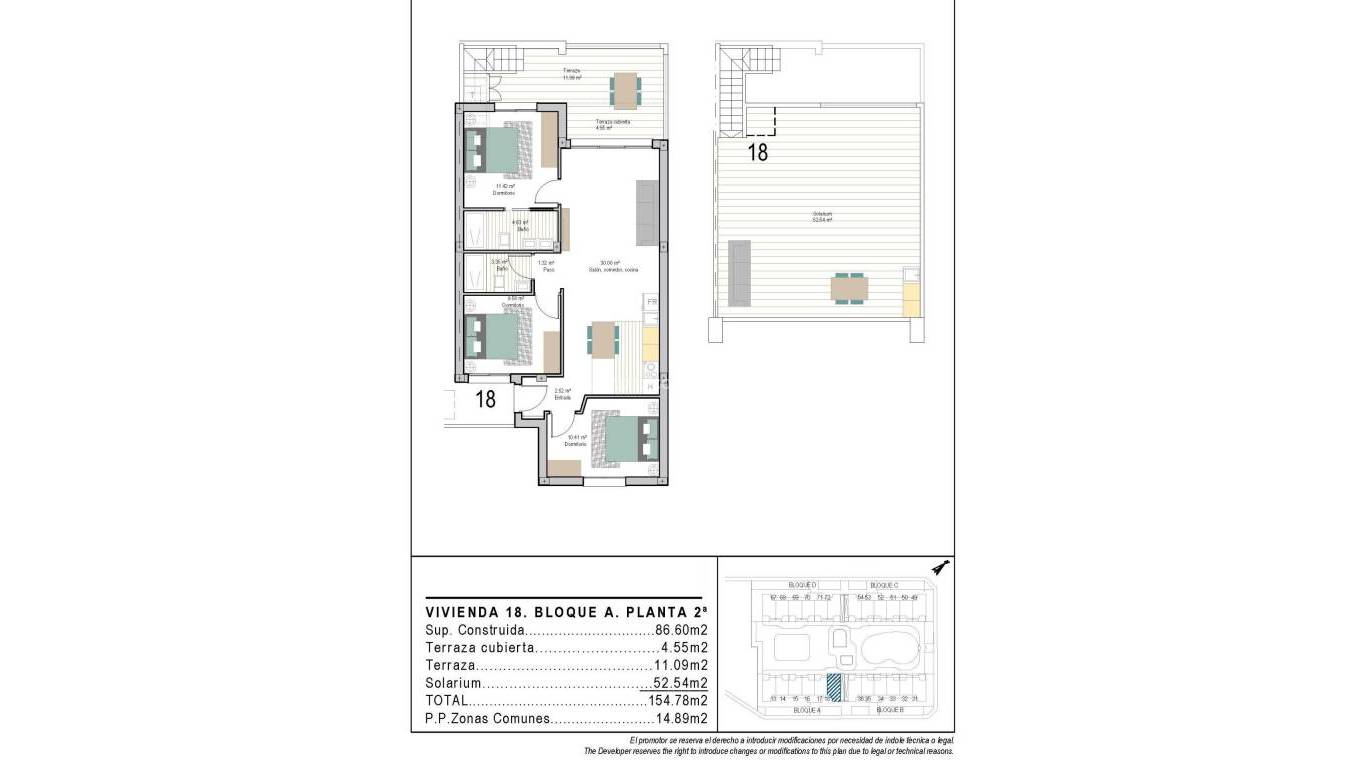 Nouvelle construction - Attique - Torre Pacheco - San Cayetano