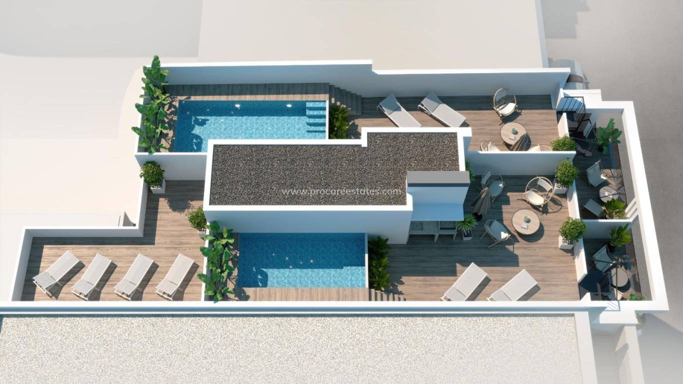 Nouvelle construction - Attique - Torrevieja - Playa de El Cura