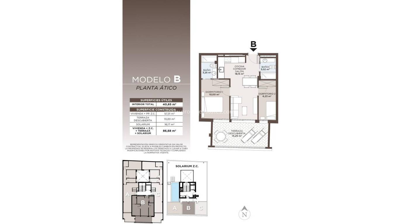 Nouvelle construction - Attique - Torrevieja - Playa de El Cura