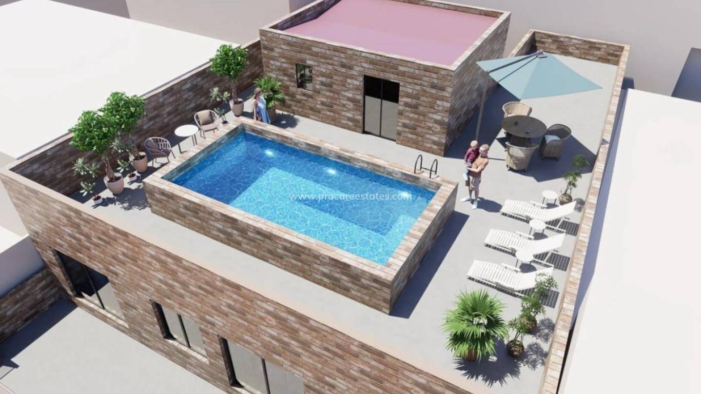 Nouvelle construction - Attique - Torrevieja - Playa El Acequión