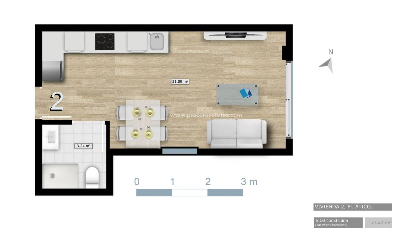Nouvelle construction - Attique - Torrevieja - Torrevieja Center