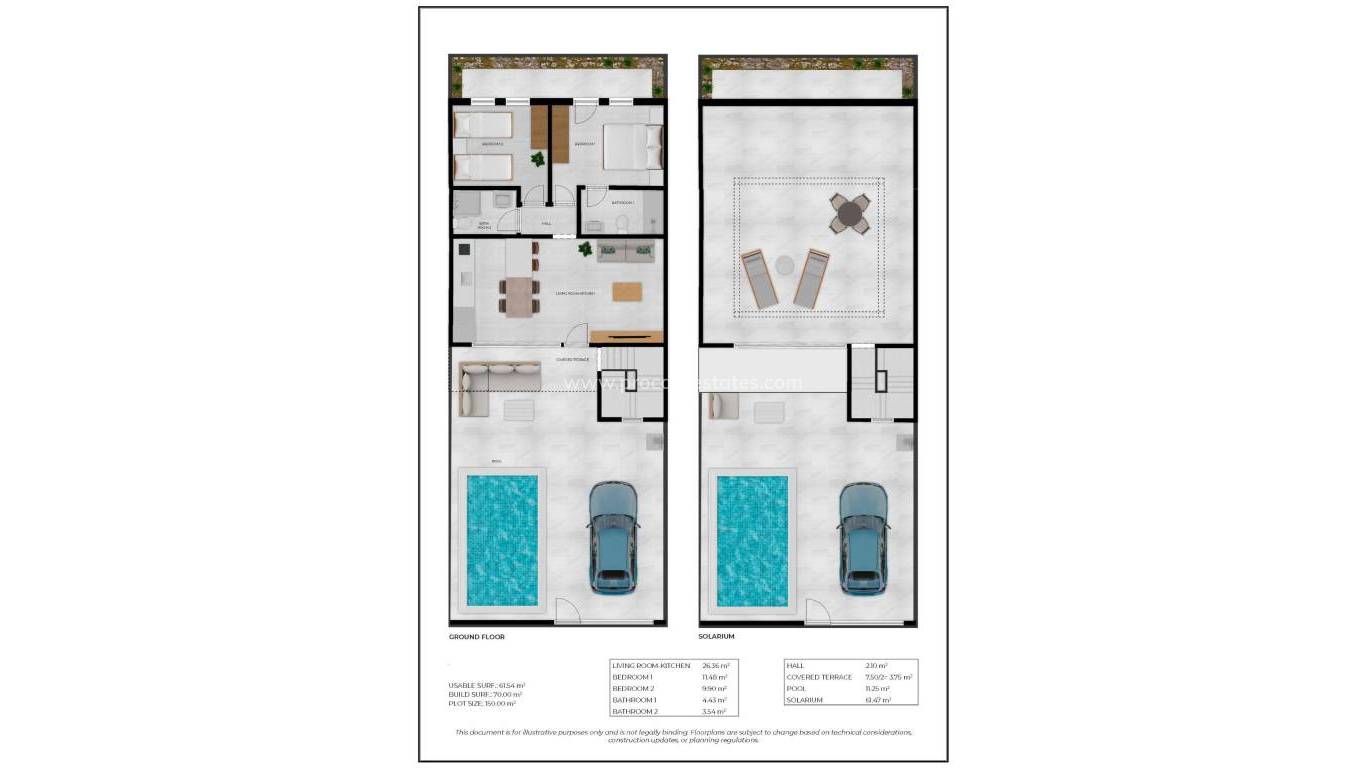 Nouvelle construction - Maison de ville - Fuente Alamo - La Pinilla