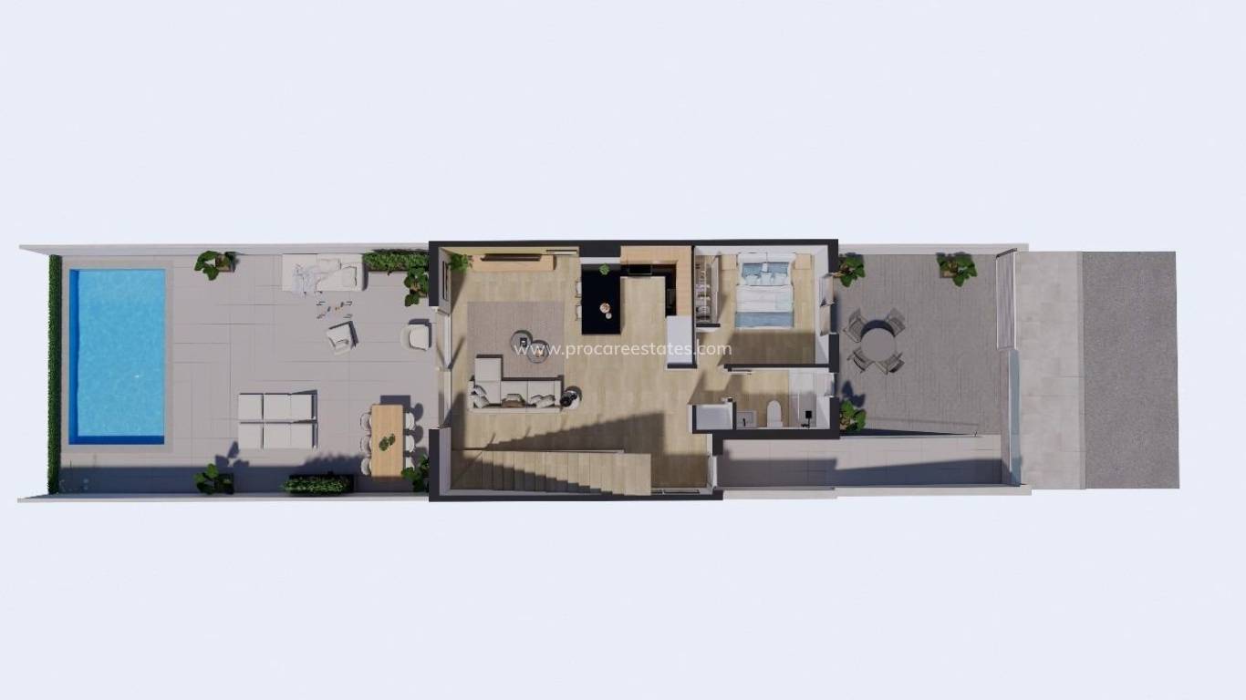 Nouvelle construction - Maison de ville - Los Alcázares - Serena Golf