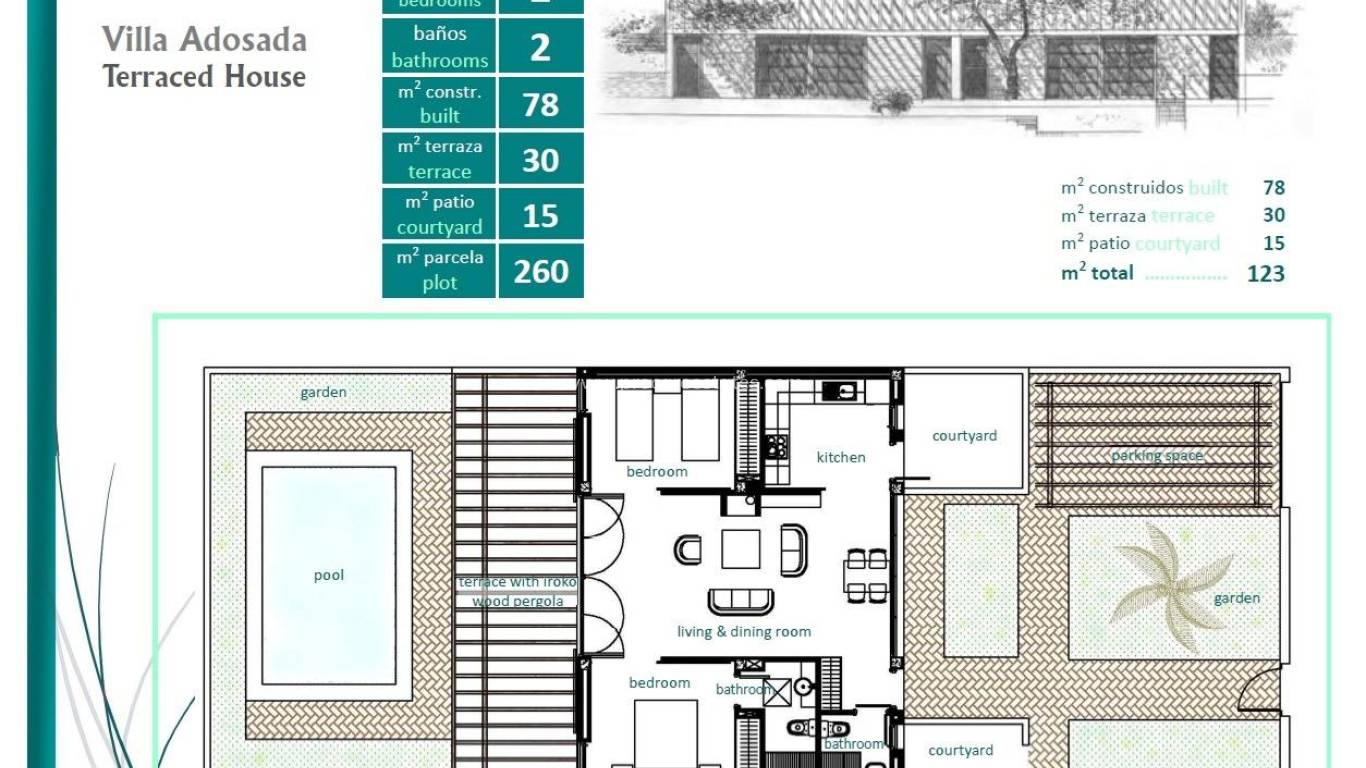 Nouvelle construction - Maison de ville - Sucina - Peraleja Golf