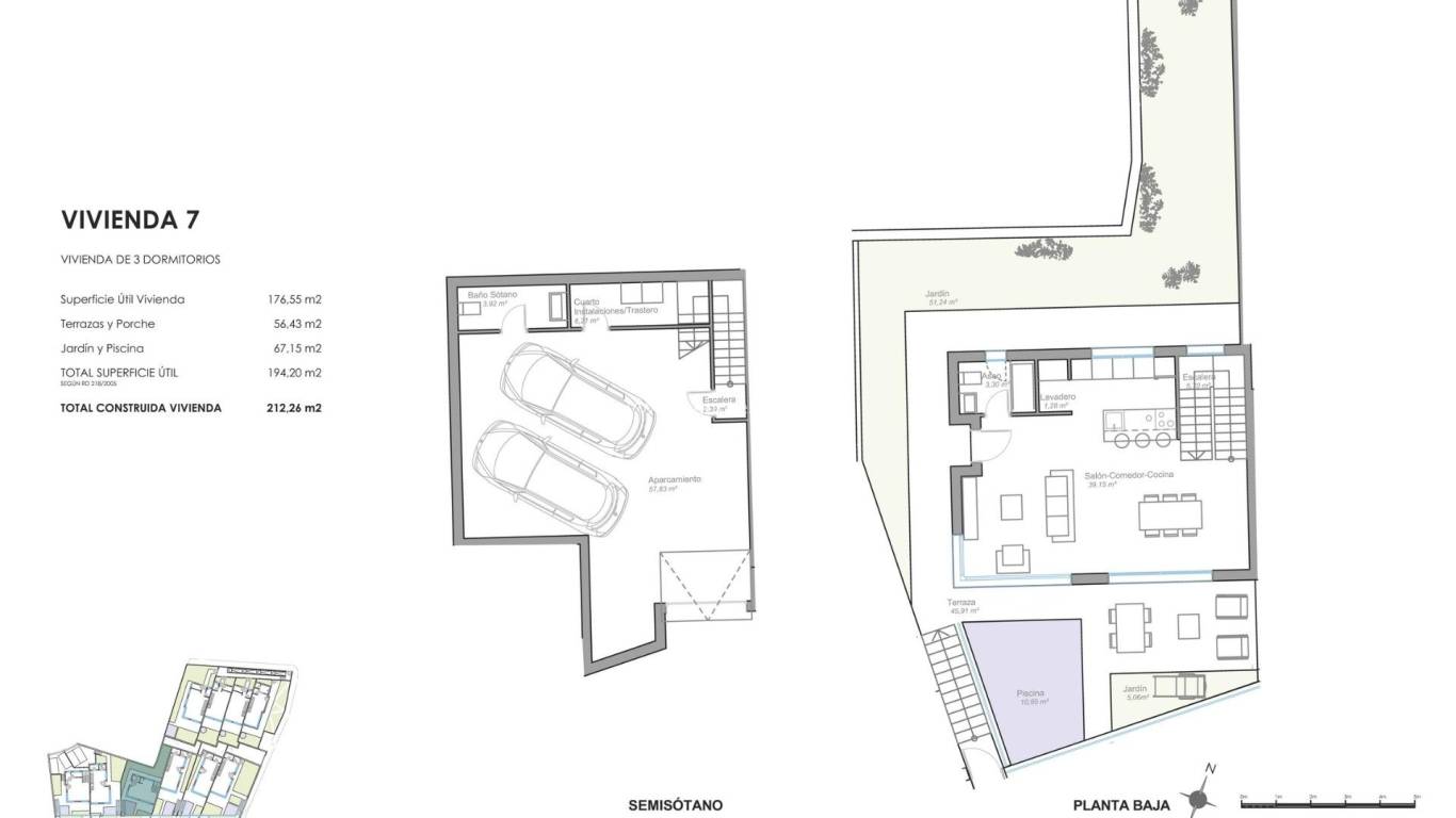 Nouvelle construction - Semidetached - Mojacar - Playa de la Mena