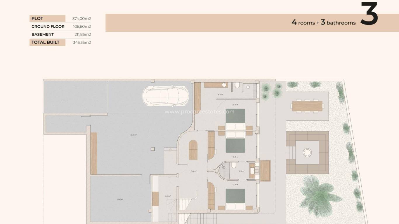 Nouvelle construction - Villa - Algorfa - La Finca golf