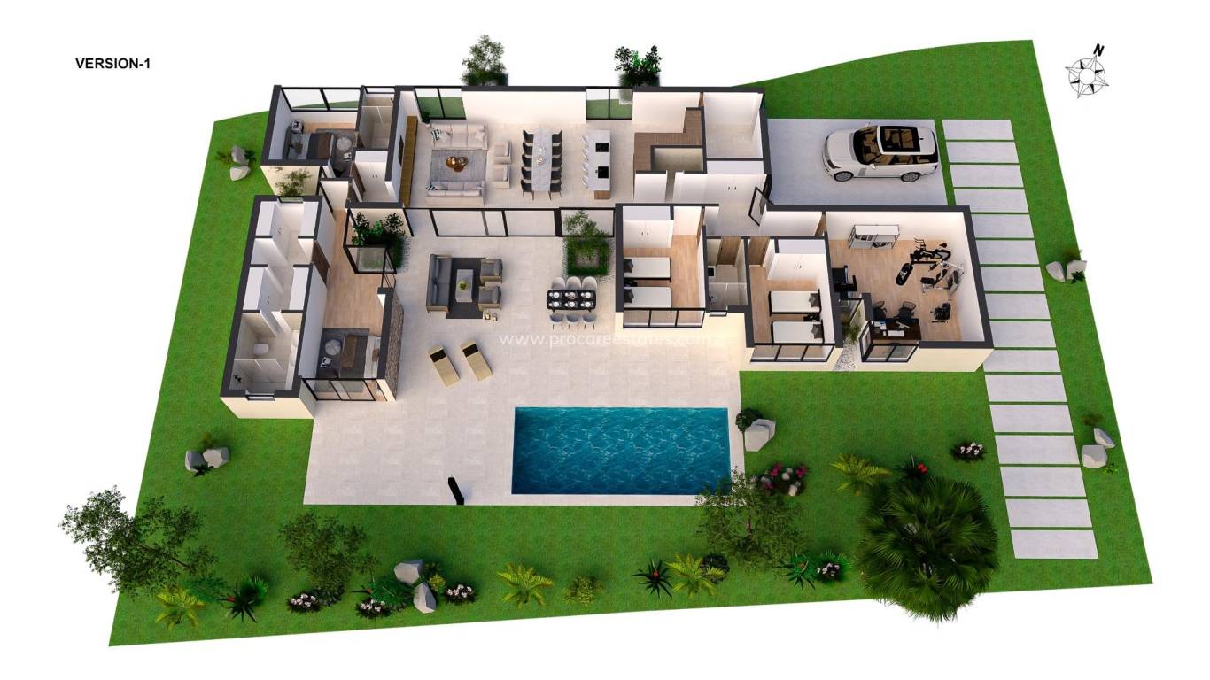 Nouvelle construction - Villa - Baños y Mendigo - Altaona Golf And Country Village