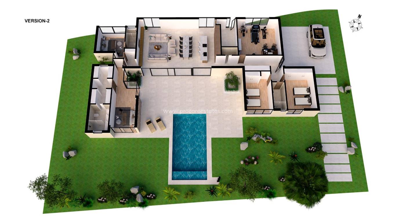 Nouvelle construction - Villa - Baños y Mendigo - Altaona Golf And Country Village