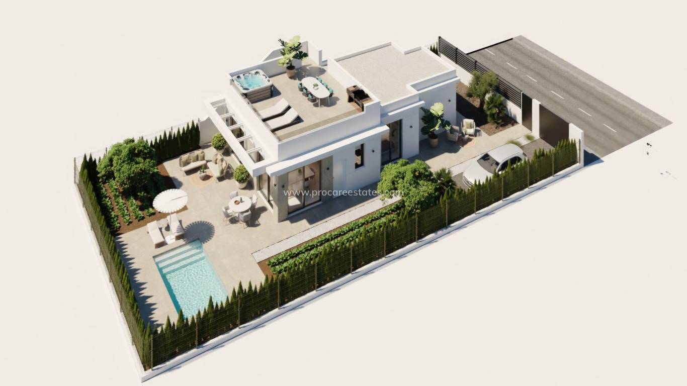 Nouvelle construction - Villa - Fuente Alamo - Hacienda Del Álamo Golf