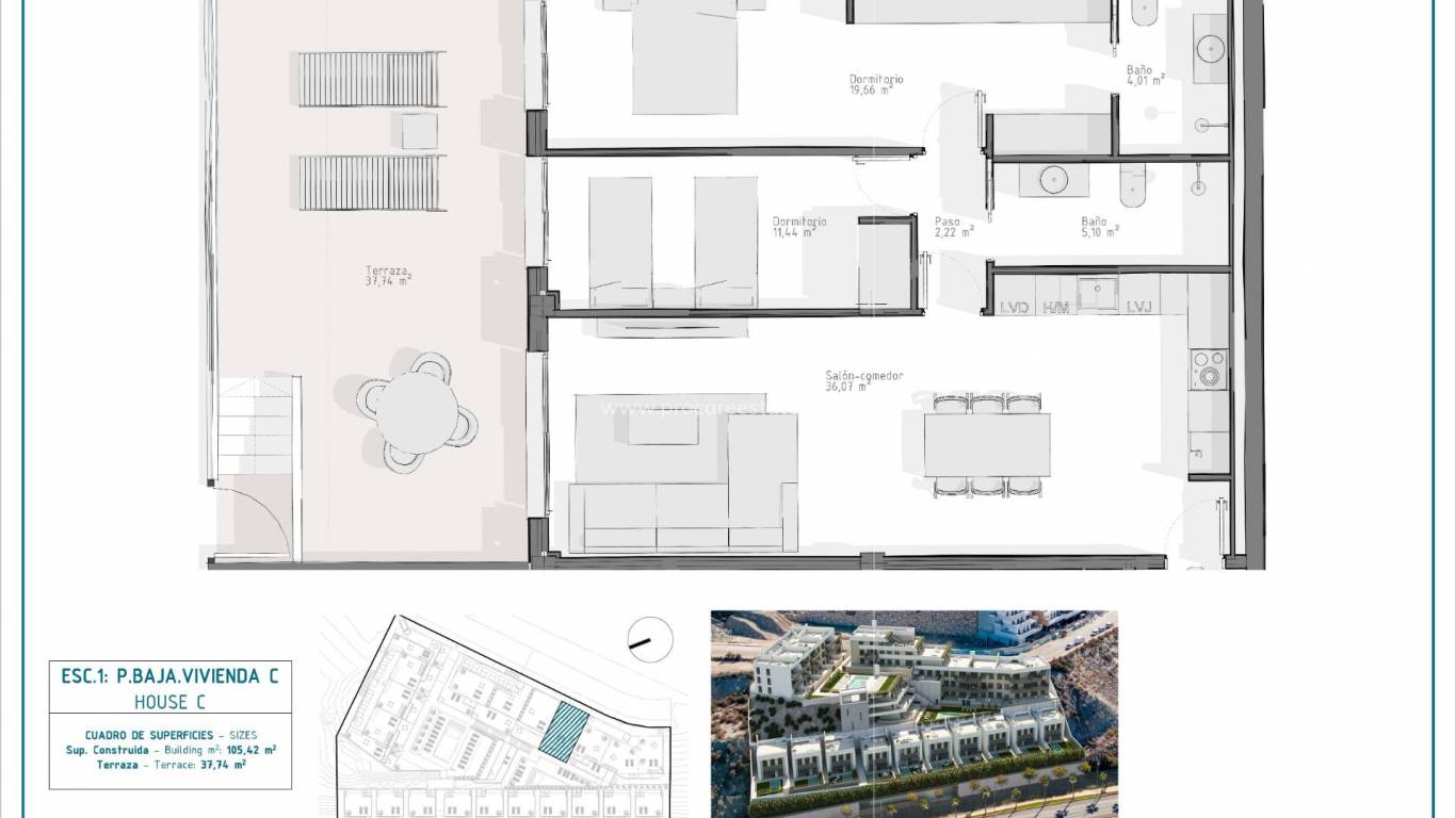 Nueva construcción  - Apartamento - Aguilas - El Hornillo