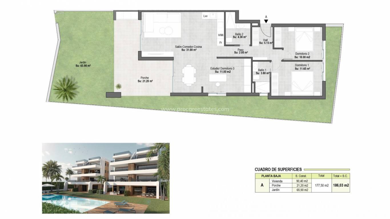 Nueva construcción  - Apartamento - Alhama de Murcia - Condado de Alhama Golf Resort