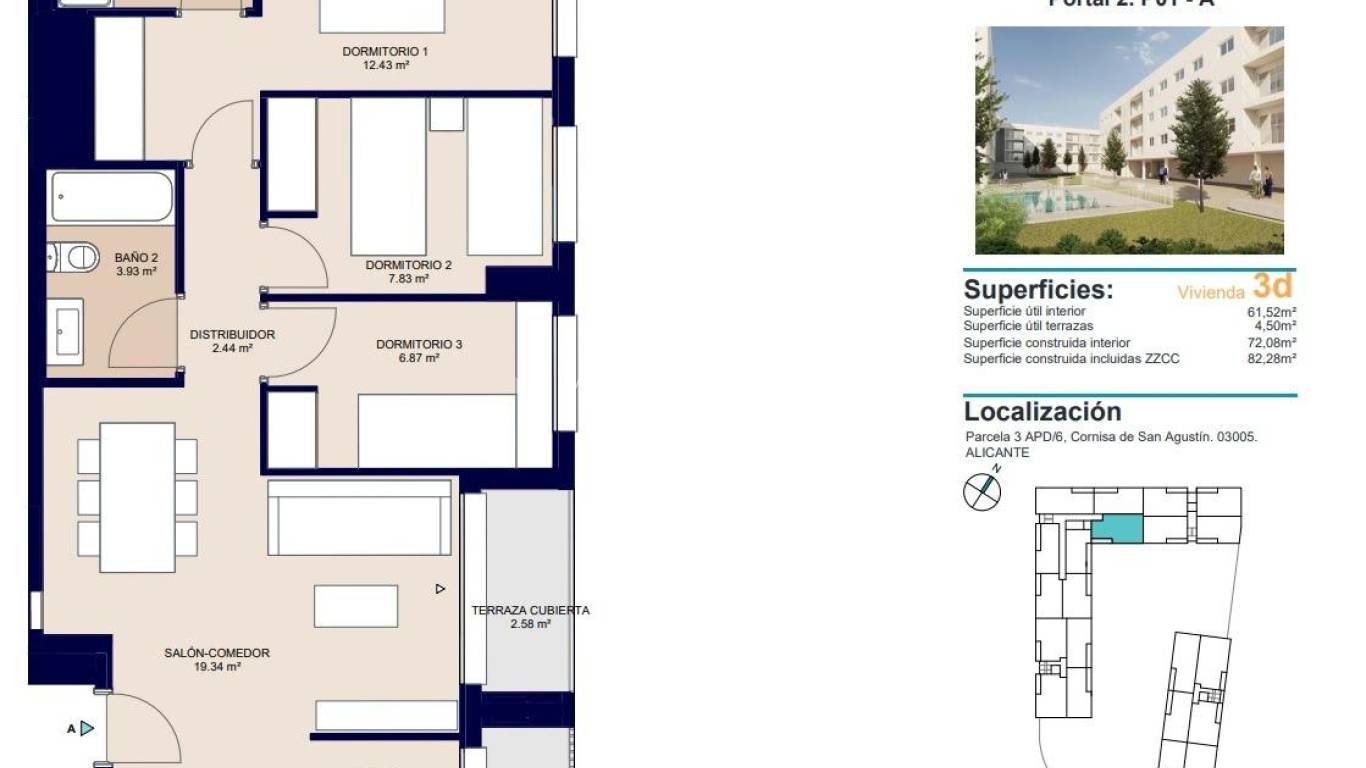 Nueva construcción  - Apartamento - Alicante - San Agustín