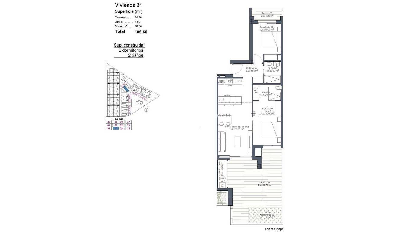 Nueva construcción  - Apartamento - Los Alcázares - Serena Golf