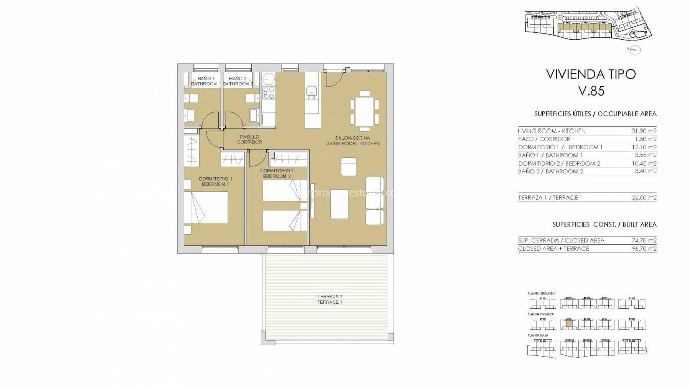 Nueva construcción  - Apartamento - Pilar de la Horadada - Lo Romero Golf