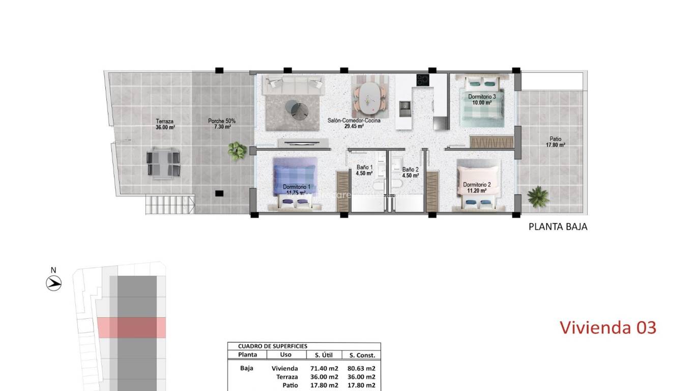 Nueva construcción  - Apartamento - Pilar de la Horadada - pueblo