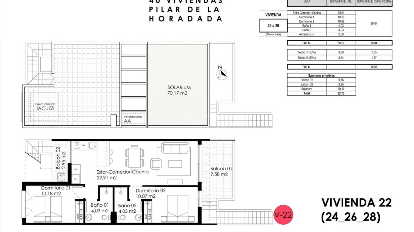 Nueva construcción  - Apartamento - Pilar de la Horadada - pueblo